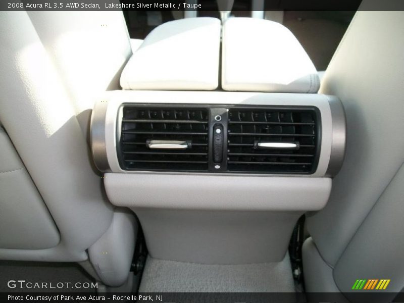 Lakeshore Silver Metallic / Taupe 2008 Acura RL 3.5 AWD Sedan