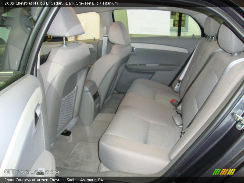 Dark Gray Metallic / Titanium 2009 Chevrolet Malibu LT Sedan
