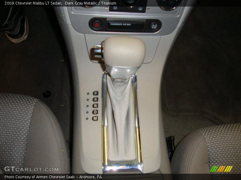 Dark Gray Metallic / Titanium 2009 Chevrolet Malibu LT Sedan