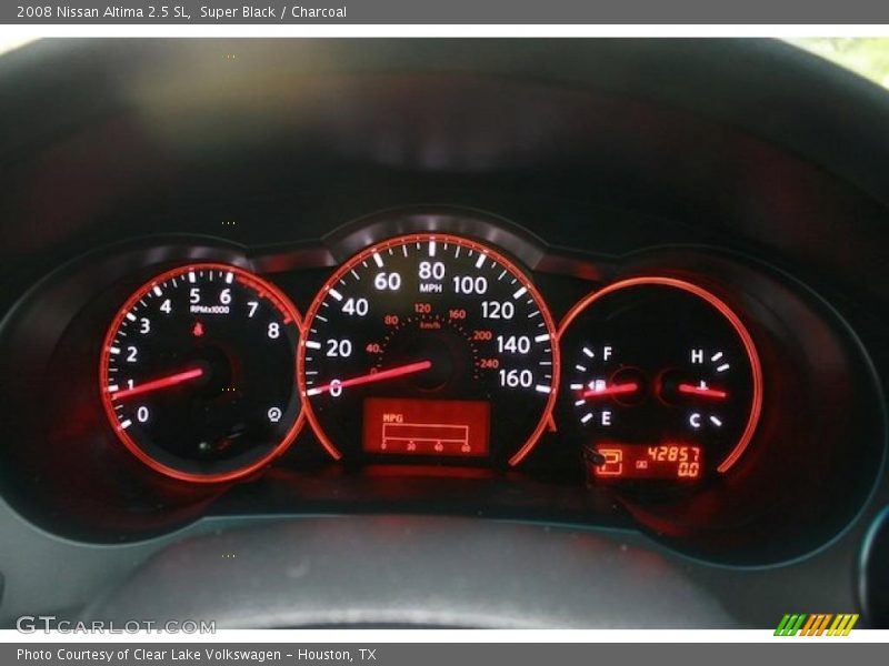 Super Black / Charcoal 2008 Nissan Altima 2.5 SL
