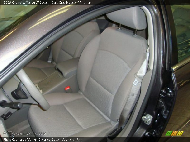 Dark Gray Metallic / Titanium 2009 Chevrolet Malibu LT Sedan