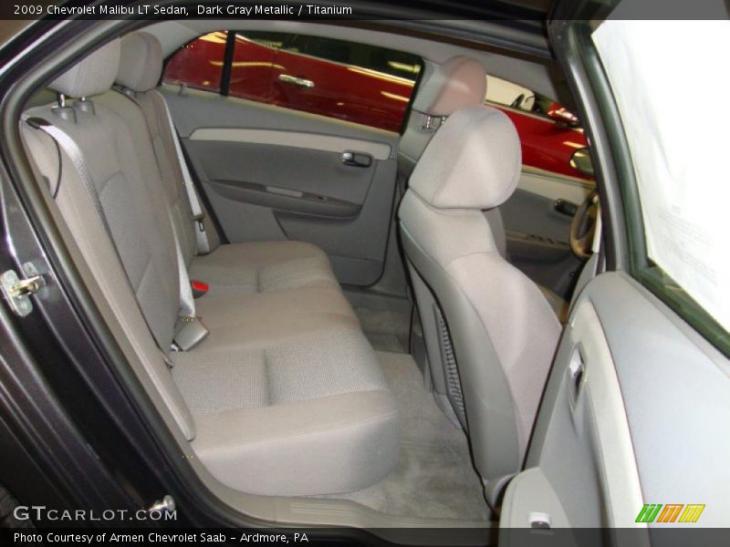 Dark Gray Metallic / Titanium 2009 Chevrolet Malibu LT Sedan