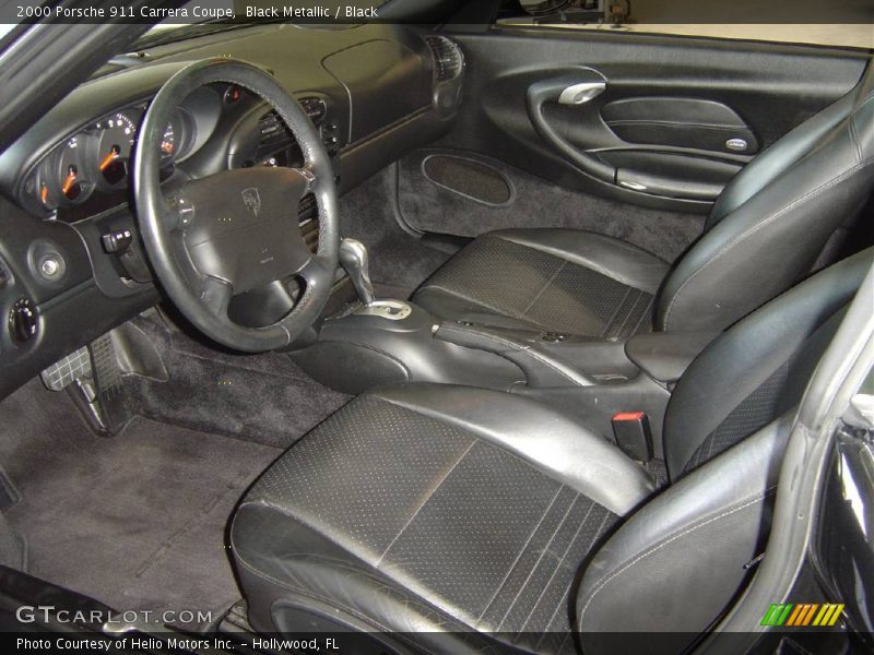 Black Metallic / Black 2000 Porsche 911 Carrera Coupe