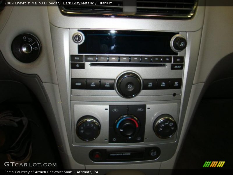 Dark Gray Metallic / Titanium 2009 Chevrolet Malibu LT Sedan