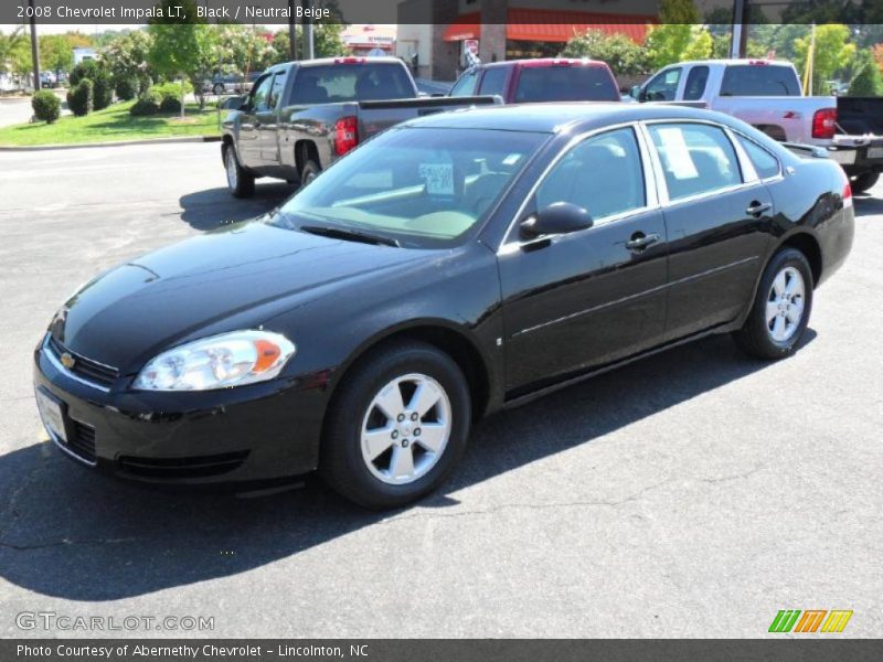 Black / Neutral Beige 2008 Chevrolet Impala LT