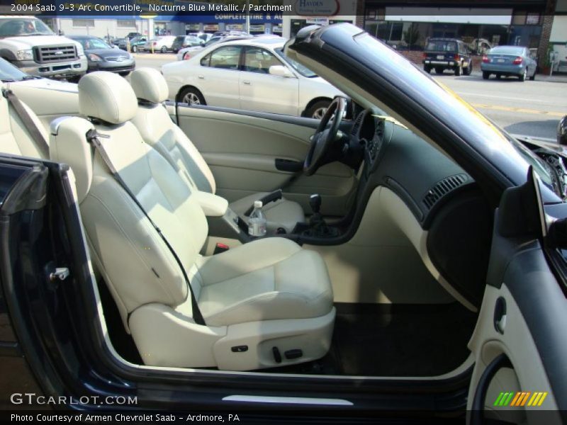 Nocturne Blue Metallic / Parchment 2004 Saab 9-3 Arc Convertible