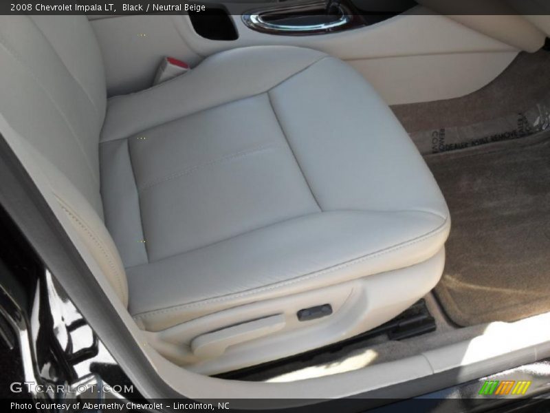 Black / Neutral Beige 2008 Chevrolet Impala LT