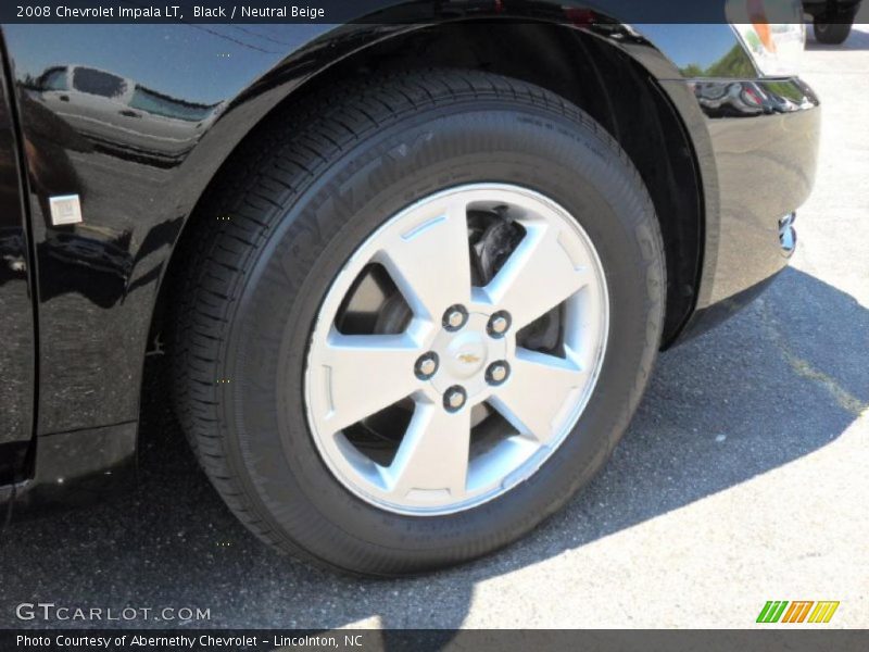 Black / Neutral Beige 2008 Chevrolet Impala LT