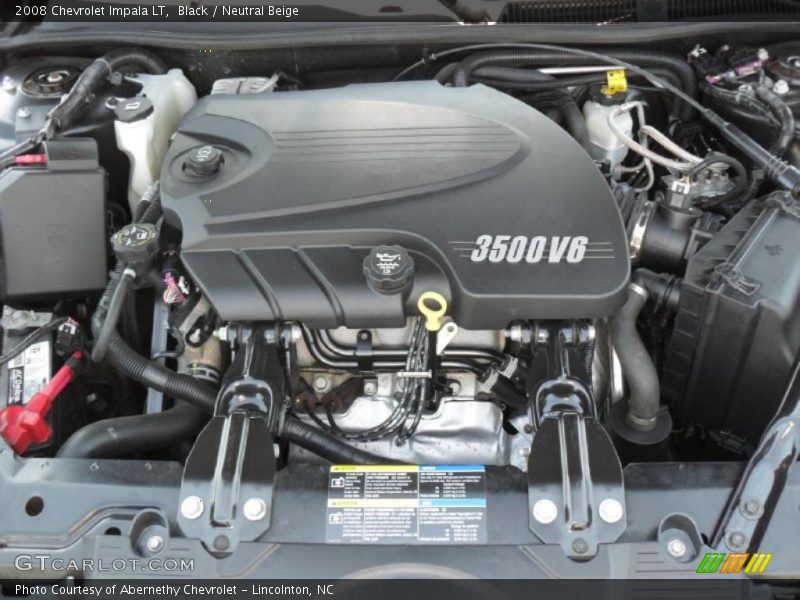 Black / Neutral Beige 2008 Chevrolet Impala LT