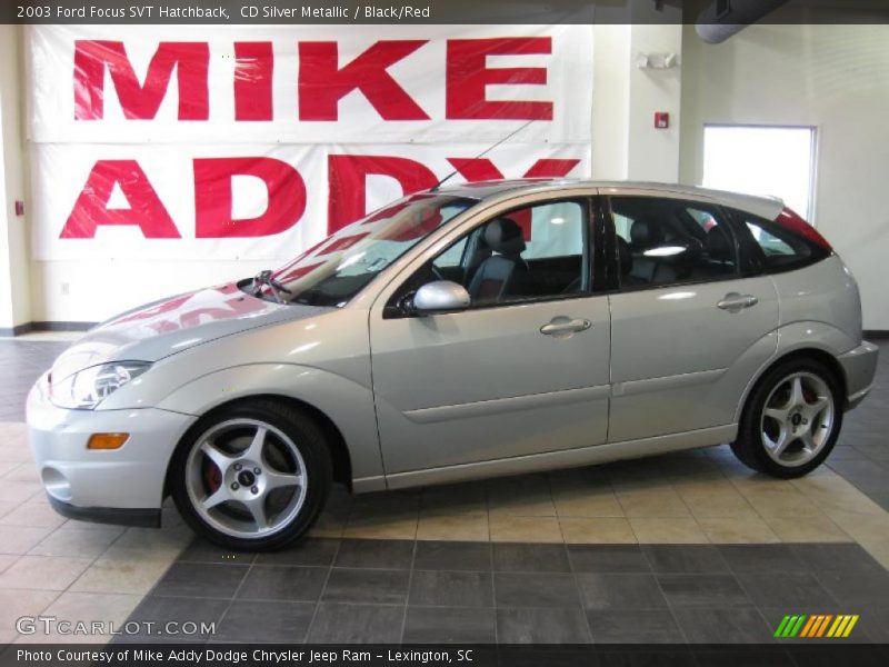CD Silver Metallic / Black/Red 2003 Ford Focus SVT Hatchback