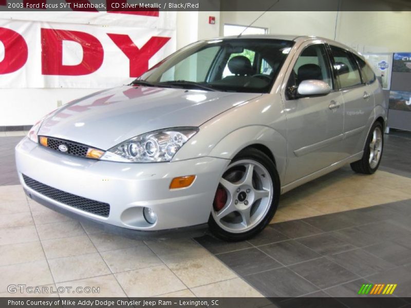 CD Silver Metallic / Black/Red 2003 Ford Focus SVT Hatchback