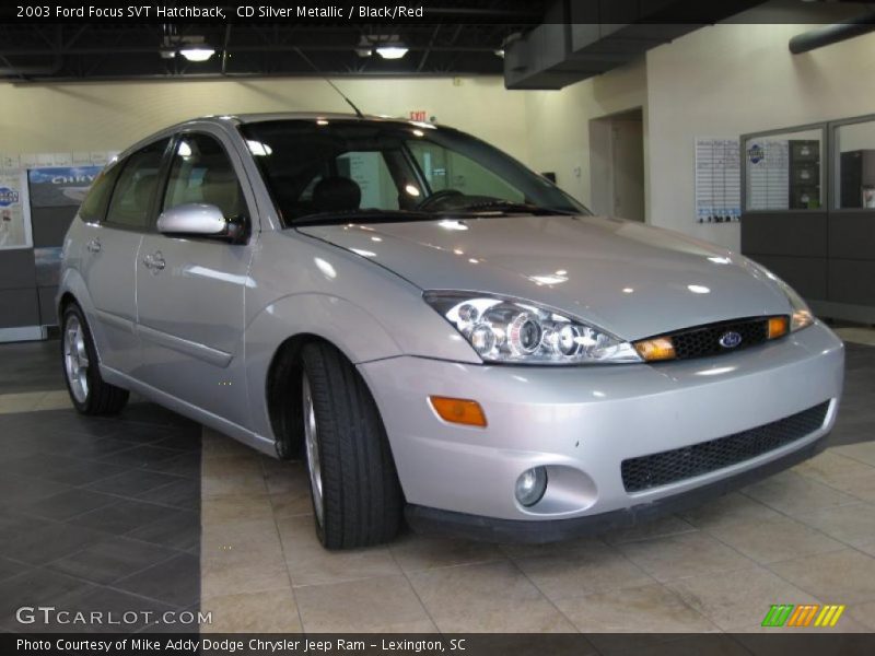 CD Silver Metallic / Black/Red 2003 Ford Focus SVT Hatchback