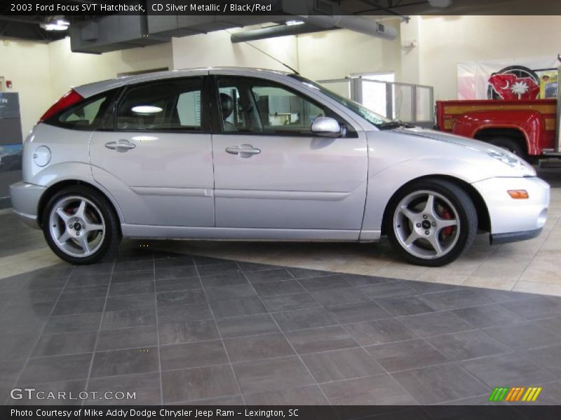 CD Silver Metallic / Black/Red 2003 Ford Focus SVT Hatchback