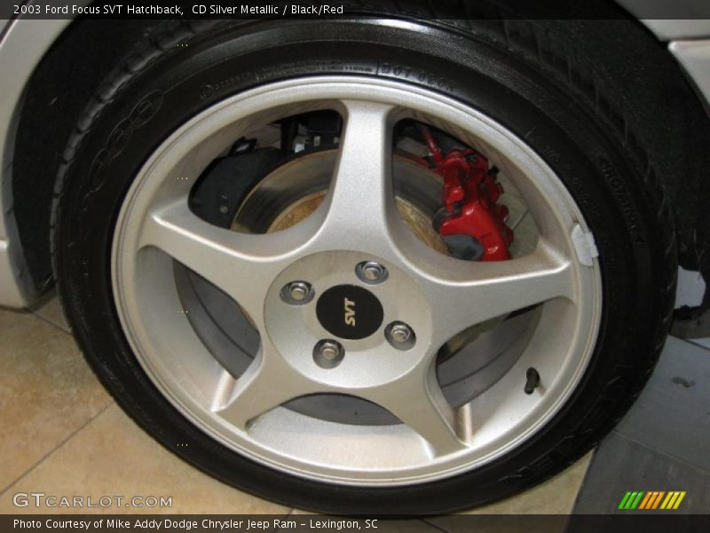 CD Silver Metallic / Black/Red 2003 Ford Focus SVT Hatchback