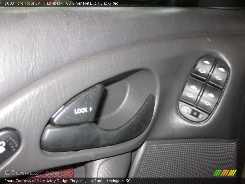 CD Silver Metallic / Black/Red 2003 Ford Focus SVT Hatchback
