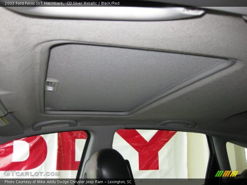 CD Silver Metallic / Black/Red 2003 Ford Focus SVT Hatchback