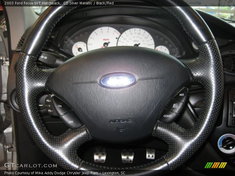 CD Silver Metallic / Black/Red 2003 Ford Focus SVT Hatchback