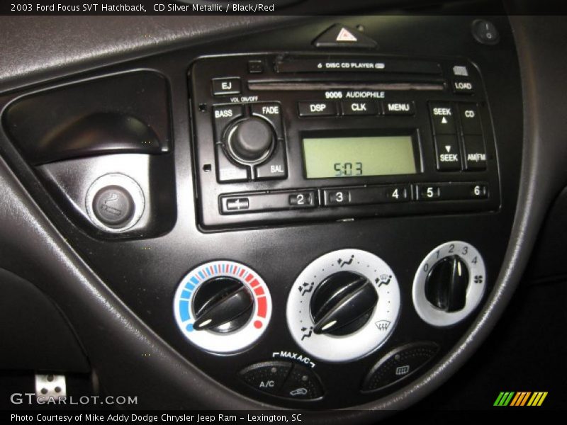 CD Silver Metallic / Black/Red 2003 Ford Focus SVT Hatchback