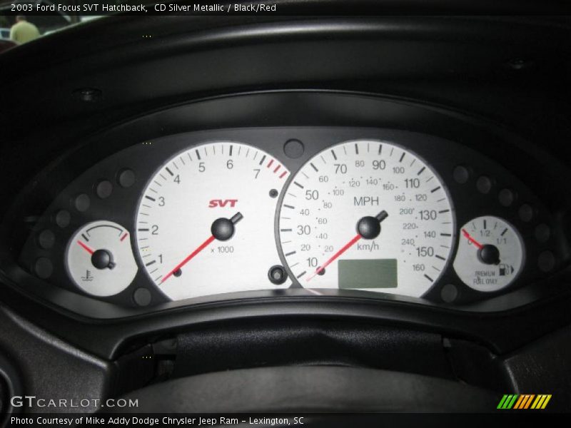 CD Silver Metallic / Black/Red 2003 Ford Focus SVT Hatchback