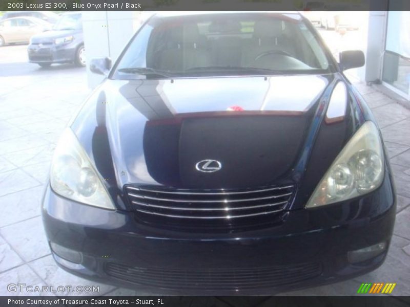 Blue Onyx Pearl / Black 2003 Lexus ES 300