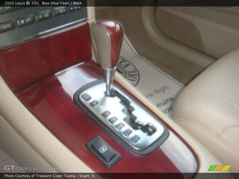 Blue Onyx Pearl / Black 2003 Lexus ES 300
