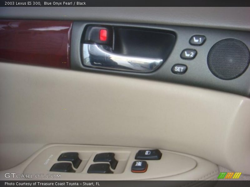Blue Onyx Pearl / Black 2003 Lexus ES 300