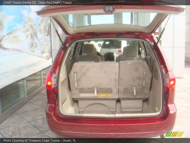 Salsa Red Pearl / Taupe 2006 Toyota Sienna CE