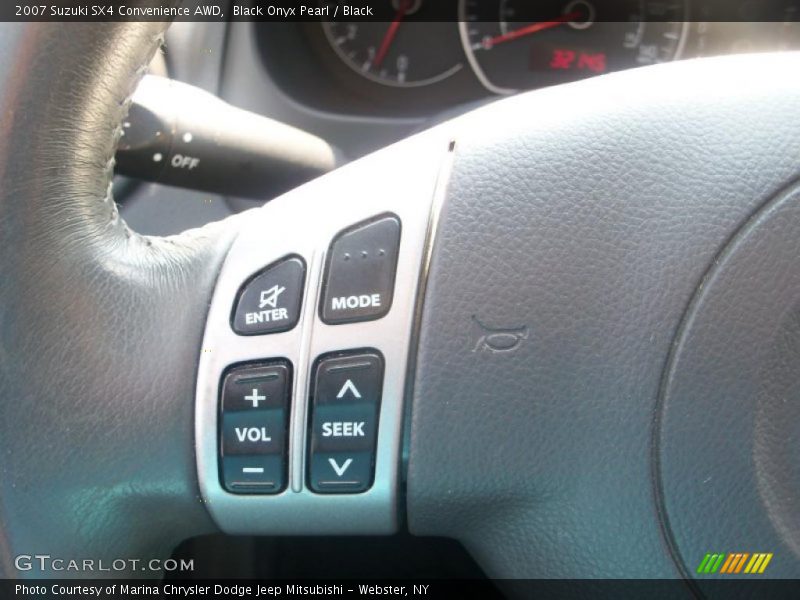 Black Onyx Pearl / Black 2007 Suzuki SX4 Convenience AWD