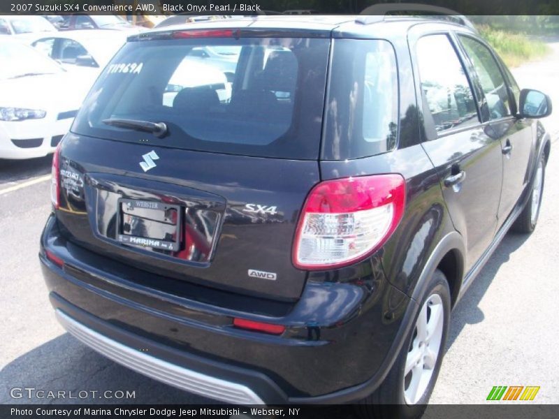 Black Onyx Pearl / Black 2007 Suzuki SX4 Convenience AWD