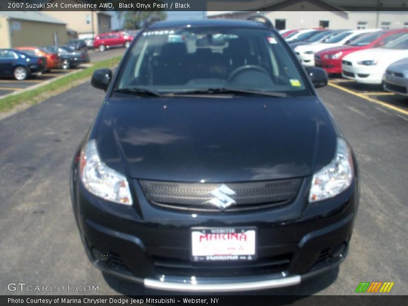Black Onyx Pearl / Black 2007 Suzuki SX4 Convenience AWD