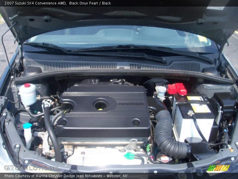 Black Onyx Pearl / Black 2007 Suzuki SX4 Convenience AWD