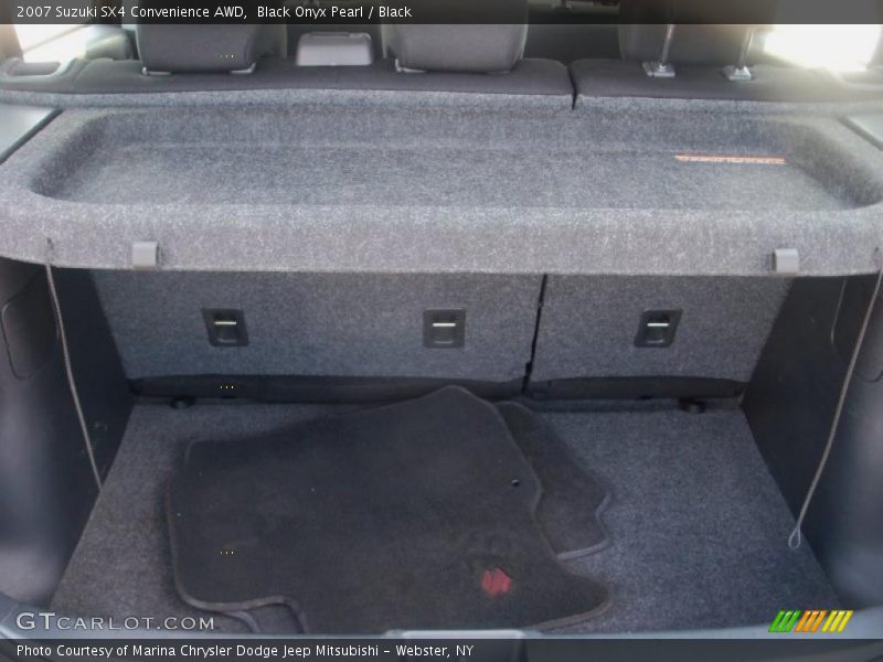 Black Onyx Pearl / Black 2007 Suzuki SX4 Convenience AWD