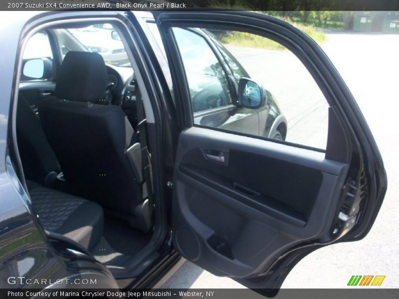 Black Onyx Pearl / Black 2007 Suzuki SX4 Convenience AWD