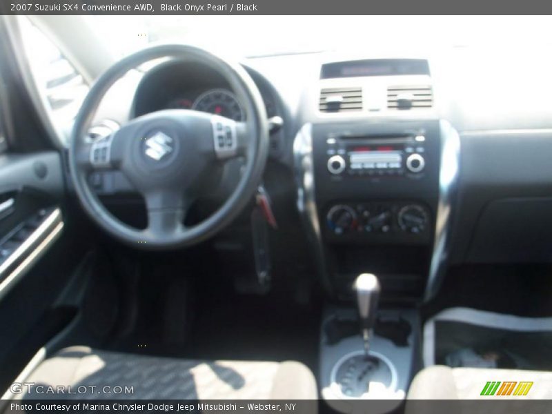 Black Onyx Pearl / Black 2007 Suzuki SX4 Convenience AWD