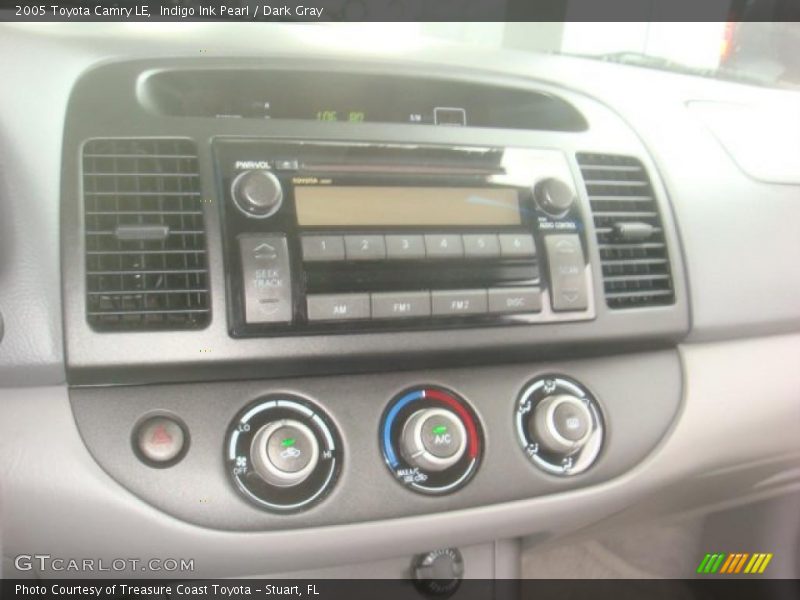 Indigo Ink Pearl / Dark Gray 2005 Toyota Camry LE