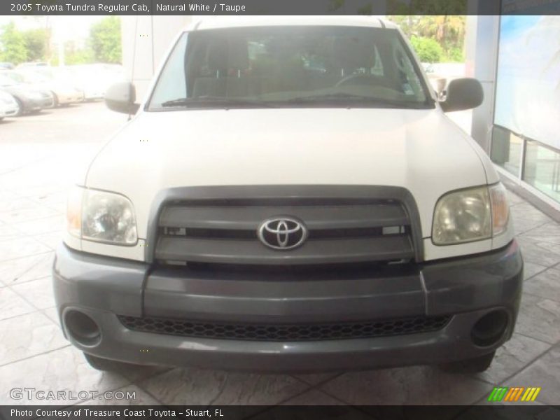 Natural White / Taupe 2005 Toyota Tundra Regular Cab
