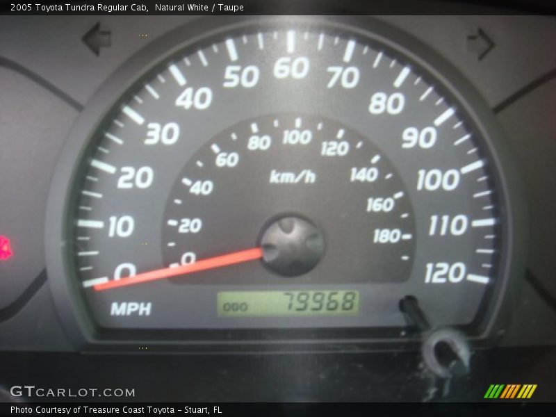 Natural White / Taupe 2005 Toyota Tundra Regular Cab
