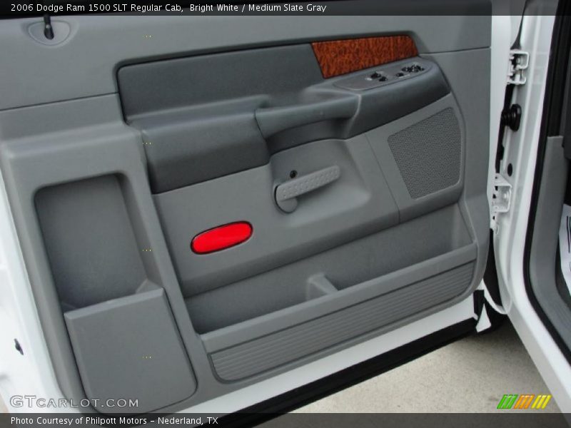 Bright White / Medium Slate Gray 2006 Dodge Ram 1500 SLT Regular Cab