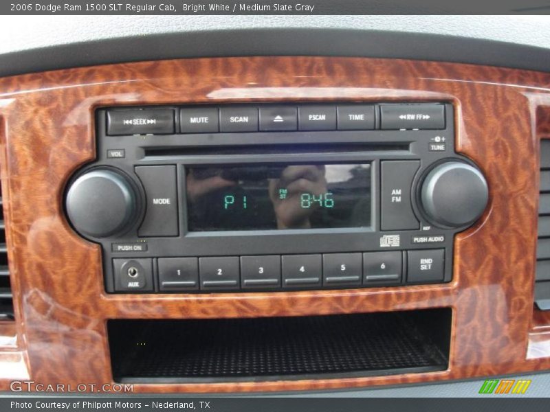 Bright White / Medium Slate Gray 2006 Dodge Ram 1500 SLT Regular Cab