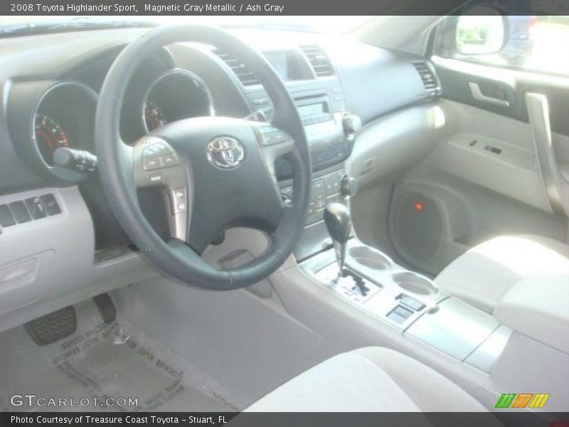 Magnetic Gray Metallic / Ash Gray 2008 Toyota Highlander Sport