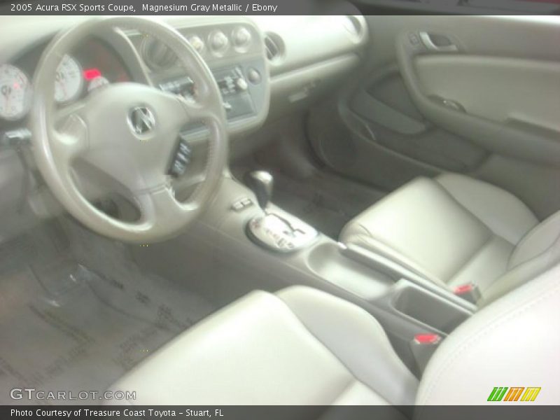 Magnesium Gray Metallic / Ebony 2005 Acura RSX Sports Coupe