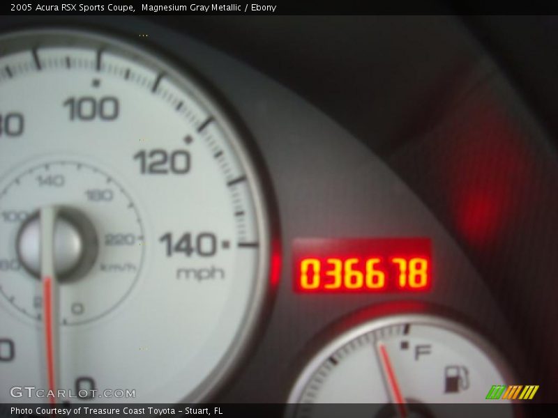 Magnesium Gray Metallic / Ebony 2005 Acura RSX Sports Coupe