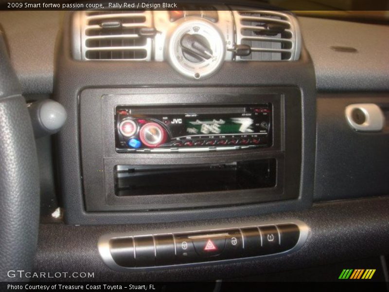 Rally Red / Design Black 2009 Smart fortwo passion coupe