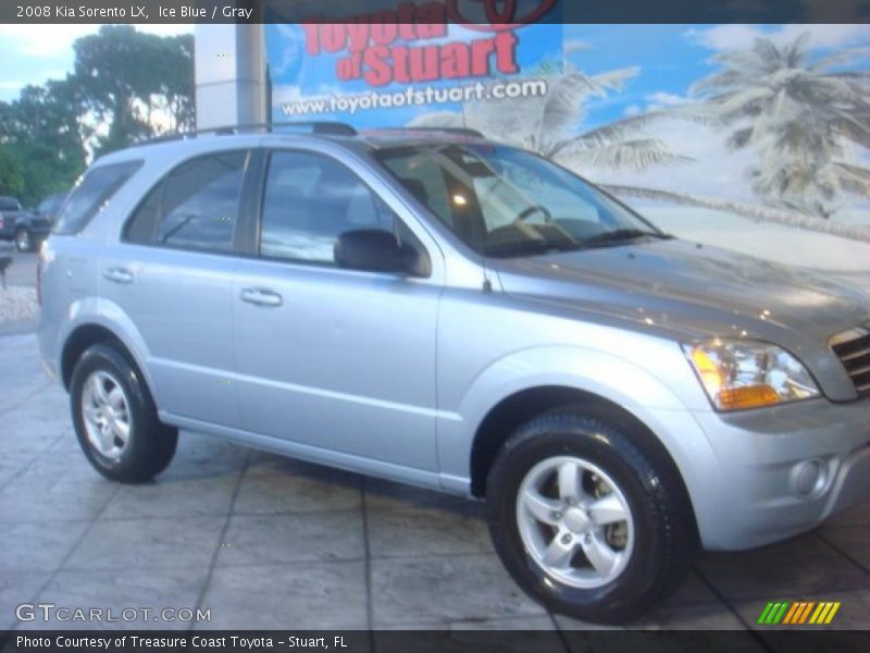 Ice Blue / Gray 2008 Kia Sorento LX