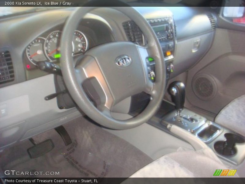 Ice Blue / Gray 2008 Kia Sorento LX
