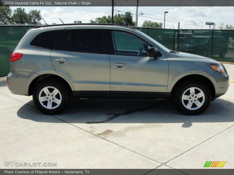 Natural Khaki / Beige 2009 Hyundai Santa Fe GLS