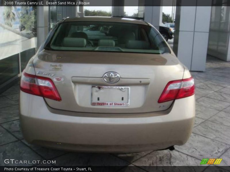 Desert Sand Mica / Bisque 2008 Toyota Camry LE