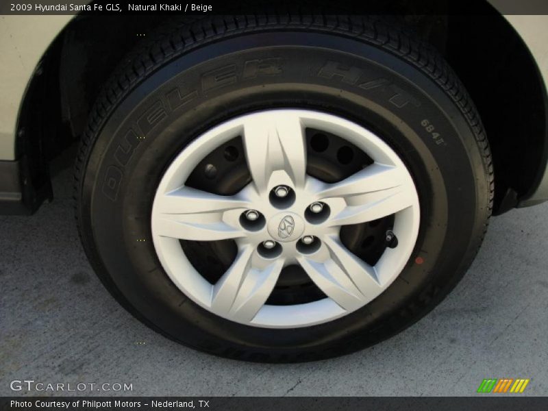 Natural Khaki / Beige 2009 Hyundai Santa Fe GLS
