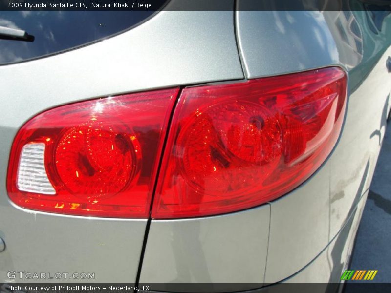 Natural Khaki / Beige 2009 Hyundai Santa Fe GLS