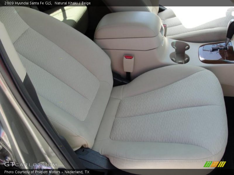 Natural Khaki / Beige 2009 Hyundai Santa Fe GLS